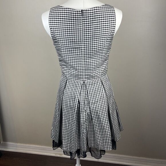 D.L. Cerney New York Gingham Retro 60s Mini Dress XS - Picture 7 of 11